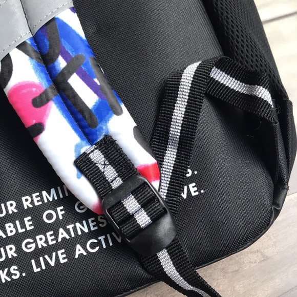 JUSTICE sport girls Graffiti Backpack - NEW with tags - Picture 8 of 13